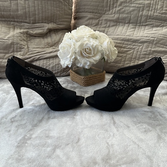 MODA black open toed heel 8 - Picture 5 of 11